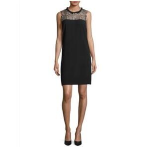 Karl Lagerfeld Embroidered Shift Dress